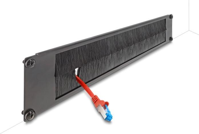 Actual product image Delock Cable Management Brush Strip