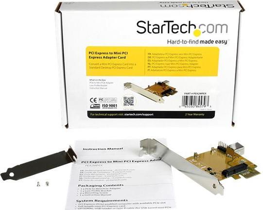Produktbild StarTech Pcie To Mini Pcie Card Adapter
