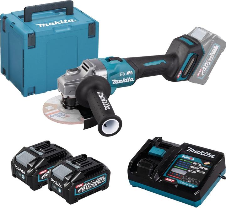 Produktbild Makita 40V Akku-Winkelschleifer GA005GM201 (125 mm)