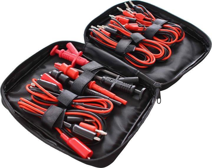 Produktbild Peaktech Messzubehör-Set, P 8201, für Labornetzgeräte mit 4 mm Steckern