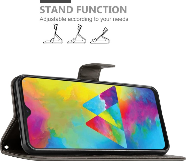 Produktbild Cadorabo Flower Book Cover (Samsung Galaxy M21, Samsung Galaxy M30s)