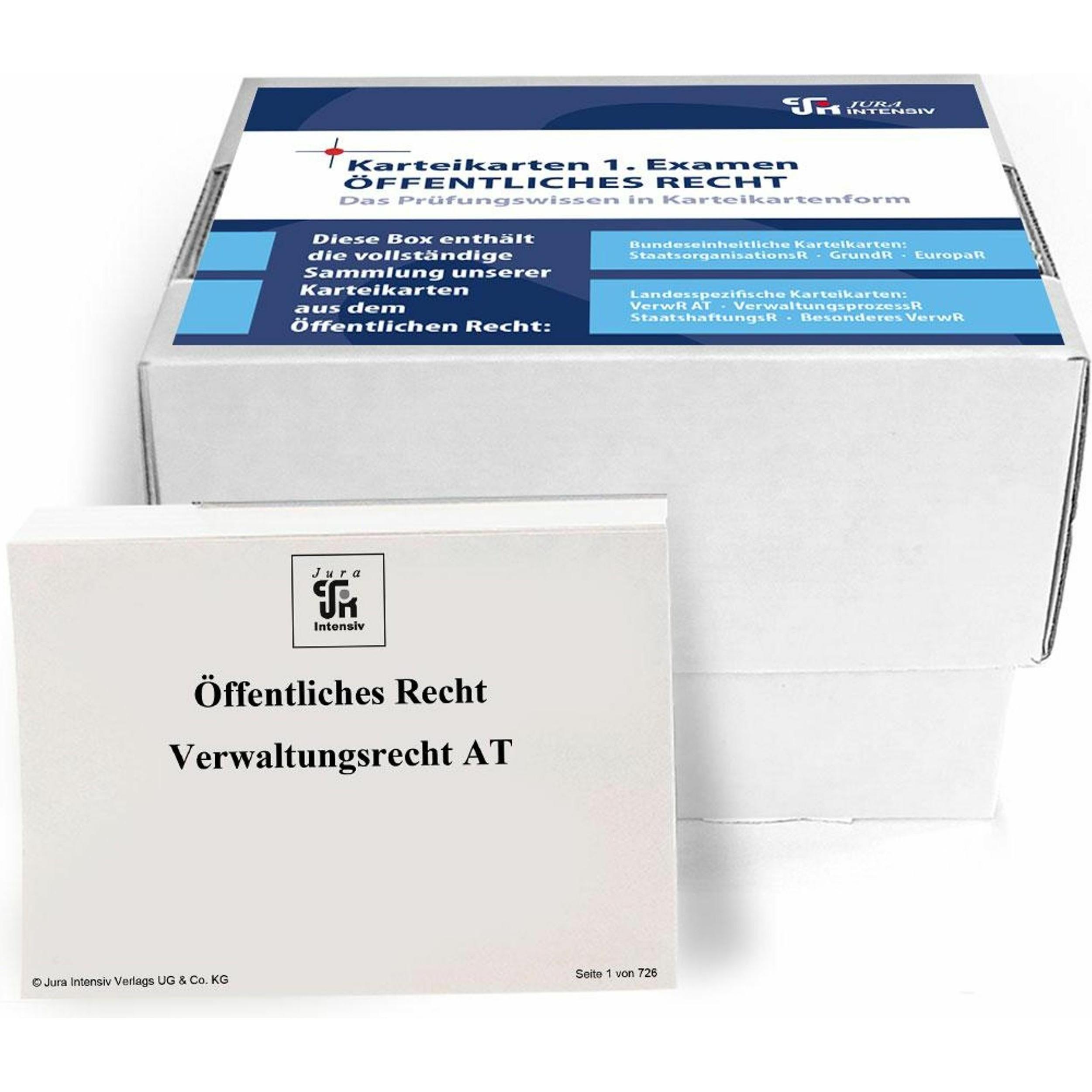 Jura Intensiv, Karteikarten, Karteikarten 1. Examen Öffentliches Recht - Hamburg (328 x)