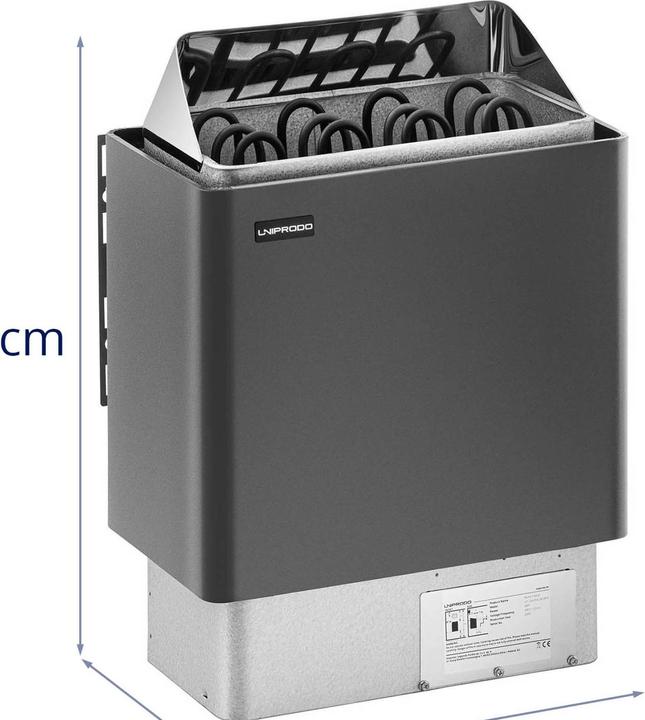 Produktbild Uniprodo Saunaofen