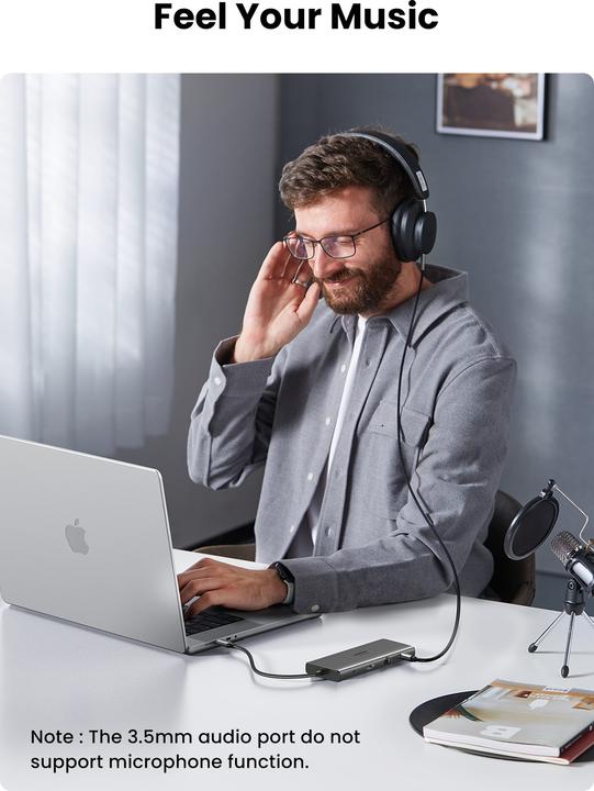Actual product image Ugreen 45520 (USB-C, 11 Ports)