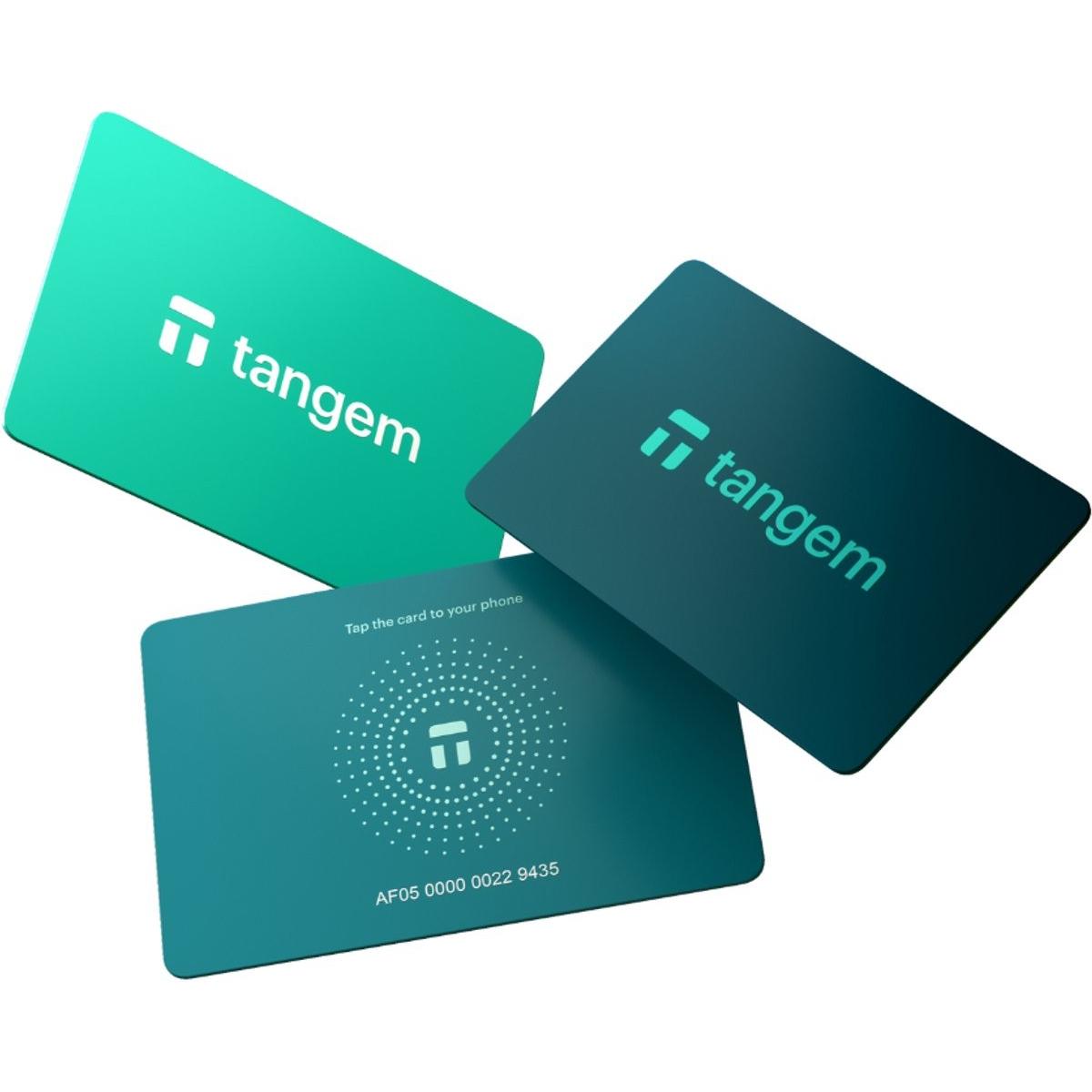 Tangem 2.0 - 3 Card Set - Electra Sea (Ethereum Classic, Bitcoin), Crypto wallet, Blu
