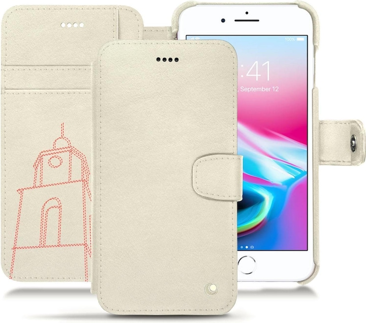 Produktbild Noreve Lederschutzhülle Wallet (Apple iPhone 8 Plus)