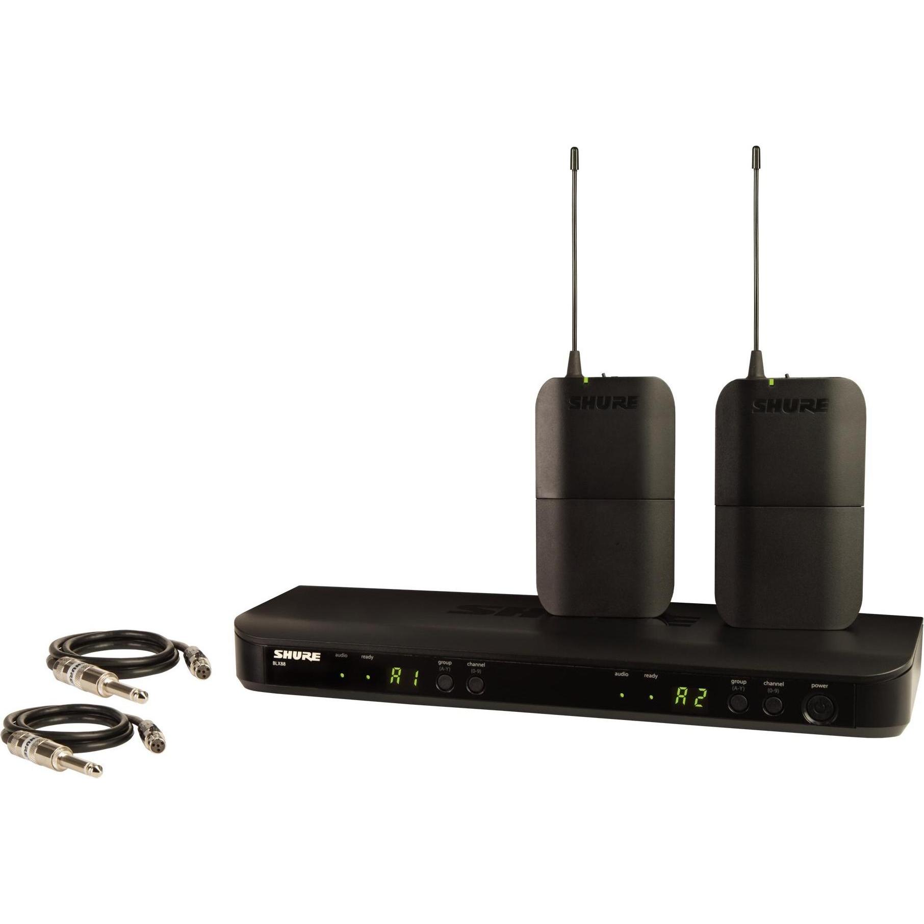 Shure Blx188e-M17 (0.09 km), Walkie-Talkie, Schwarz