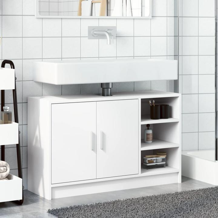Actual product image VidaXL Waschbeckenunterschrank (90 x 29 x 55 cm)