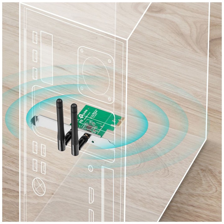 Actual product image TP-Link Tl-Wn881nd (Mini PCI Express)