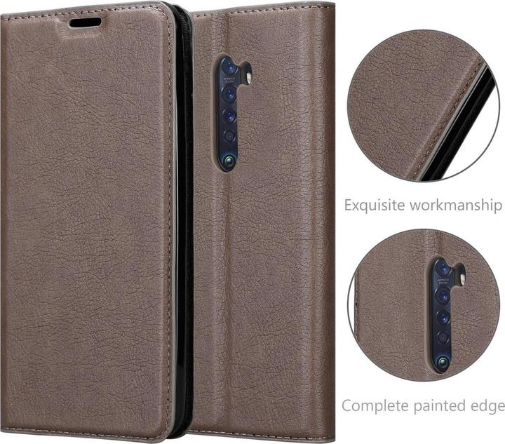Actual product image Cadorabo Book Invisible Magnet Cover (Oppo Reno 2 Z)