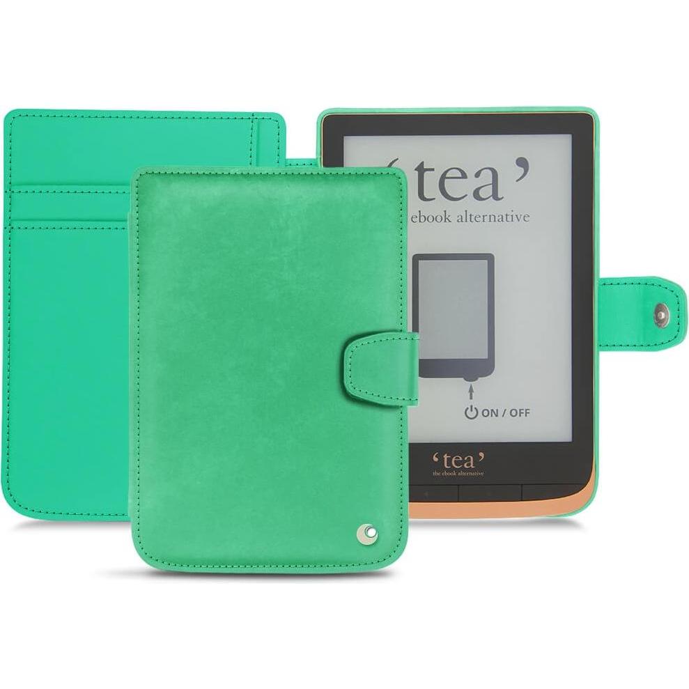 Noreve Lederschutzhülle Wallet (Touch HD 3), eReader Zubehör, Grün