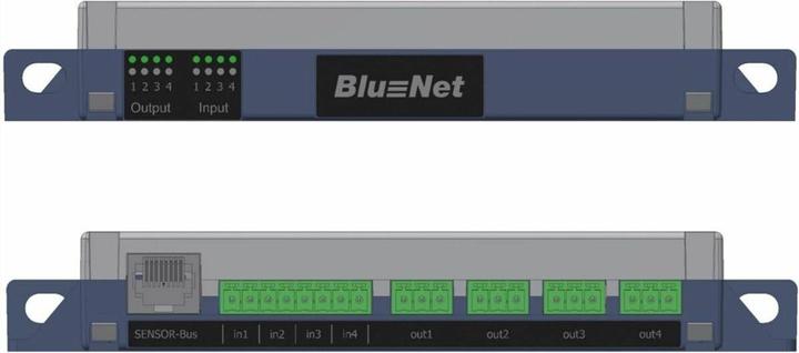 Actual product image Bachmann BlueNet GPIO module 4x input 4x relay output