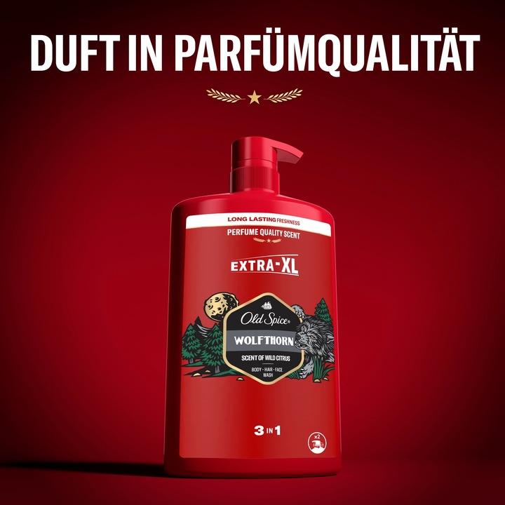 Actual product image Old Spice Wolfthorn 3-in-1 (1000 ml)
