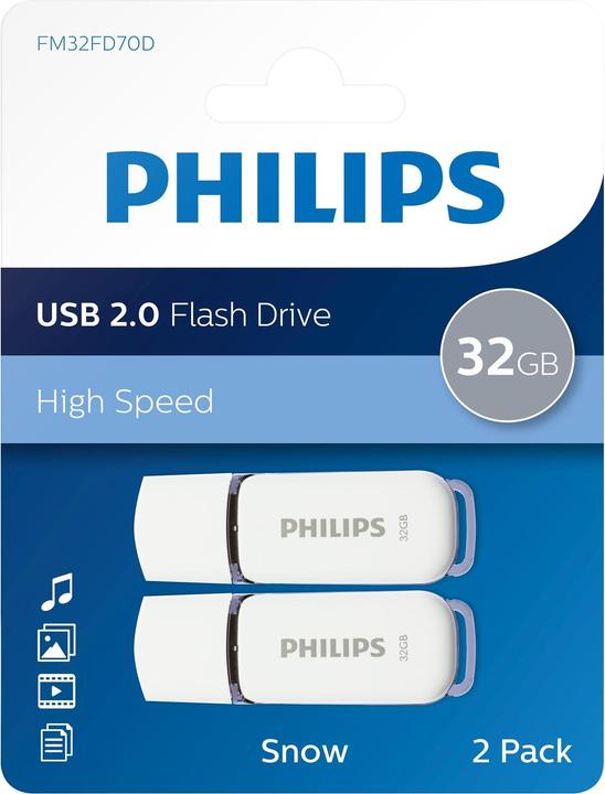 Actual product image Philips FM32FD70D Snow Edition 2.0 (32 GB, USB-A)