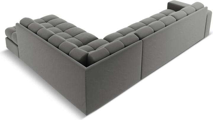 Actual product image CXL by Christian Lacroix Velvet Right Corner Sofa, "Yohan", 5 Seats, 236x199x72 Made in Europe (Corner sofa)