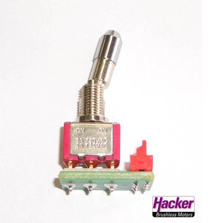 Actual product image Jeti 2-stage safety switch for DC transmitter 1 pc.