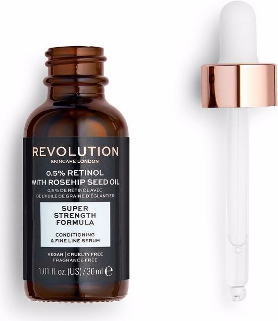 Actual product image Makeup Revolution 0.5% Retinol with Rosehip Seed Oil (30 ml)