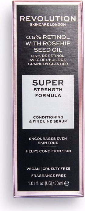 Actual product image Makeup Revolution 0.5% Retinol with Rosehip Seed Oil (30 ml)