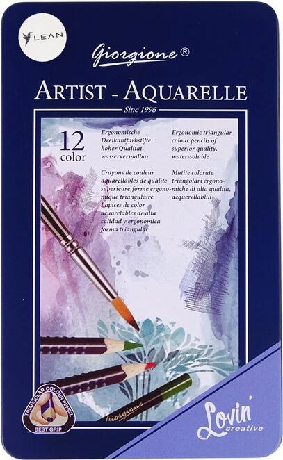 Produktbild Lean Toys Aquarellstifte 12 Farben (12x)