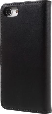 Image du produit Ueli Express iPhone SE / 8 / 7 Livre Etui en cuir véritable avec porte-carte Noir (Apple iPhone 7, Apple iPhone 8, Apple iPhone SE (2ème génération), Apple iPhone SE (3ème génération))