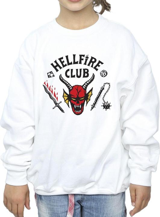 Produktbild Netflix Stranger Things Hellfire Club Sweatshirt Mädchen (128)
