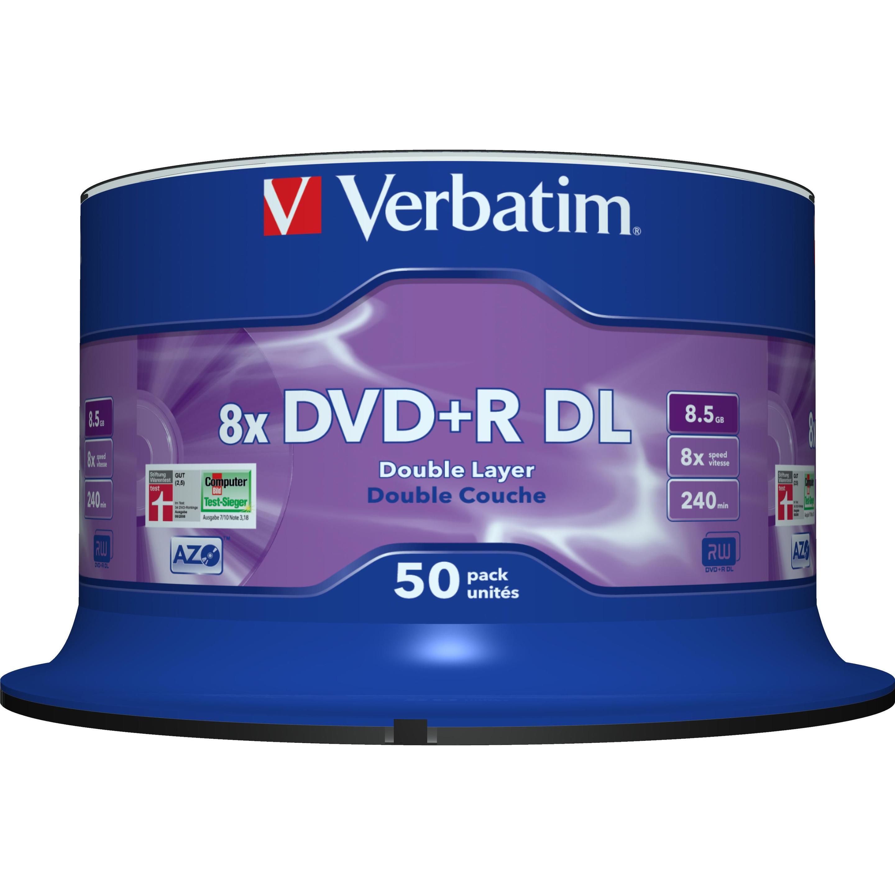 Verbatim Dvd+R (50 x), Optischer Datenträger