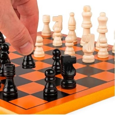 Actual product image Spin Master Wooden chess games
