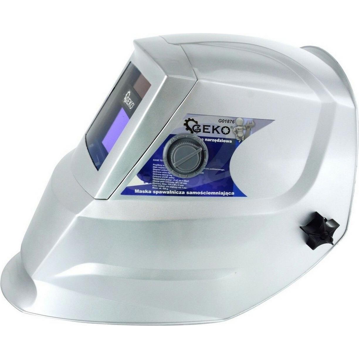 Thumbnail - GEKO, Schutzbrille + Gesichtsschutz, Schweisserhaube selbstdimmend grau