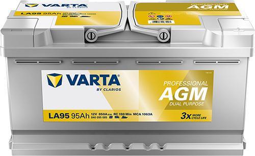 Actual product image Varta Professional Dual Purpose AGM (12 V, 95 Ah, 850 A)