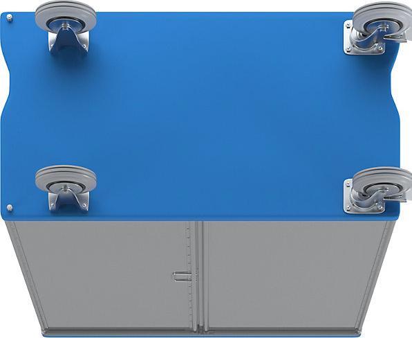 Produktbild kaiserkraft Schrankwagen aus Alu (300 kg)