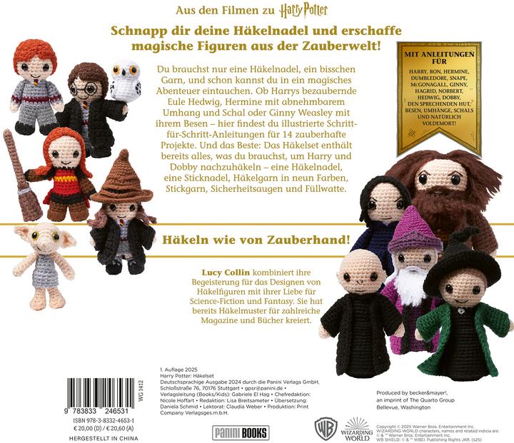Produktbild Panini Harry Potter: Häkelset - 14 magische Projekte aus der Zaube