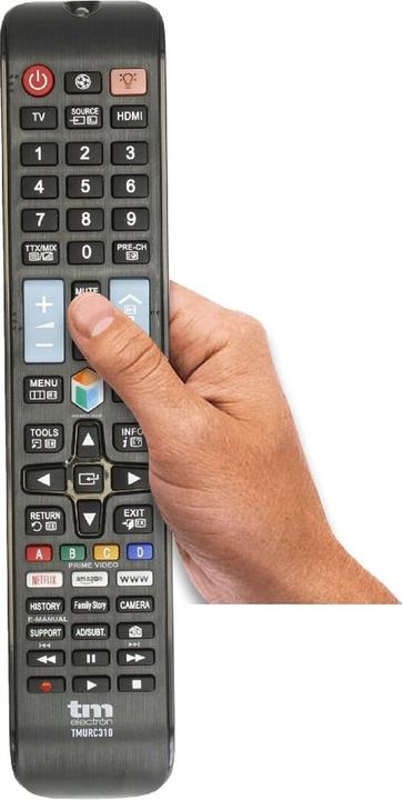 Immagine prodotto TM Electron Telecomando universale Samsung nero (Telecomando universale, Infrarossi)