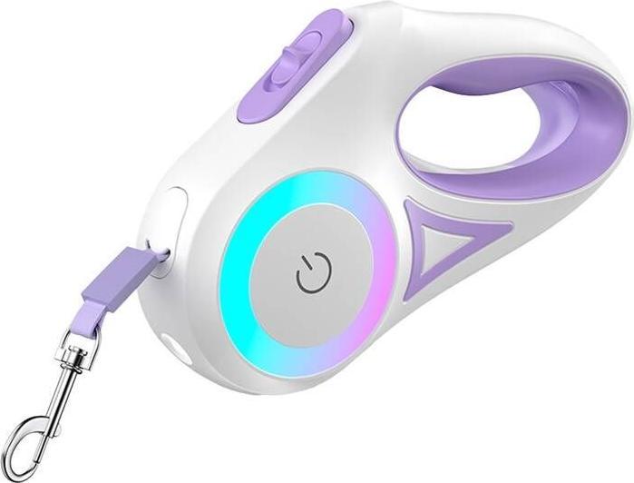 Actual product image Rojeco 3M Automatic Retractable Dog Leash (purple) (Cat, Dog, Walks)