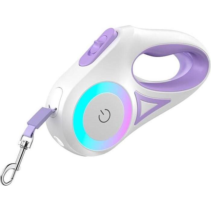 Comparer les prix de Rojeco 3M Automatic Retractable Dog Leash (purple) (Chat, Chien, Promenade), Collier + laisse
