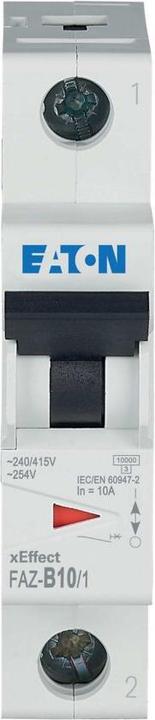 Produktbild Eaton MCB, 10A, B-type, 1Pole, 15kA