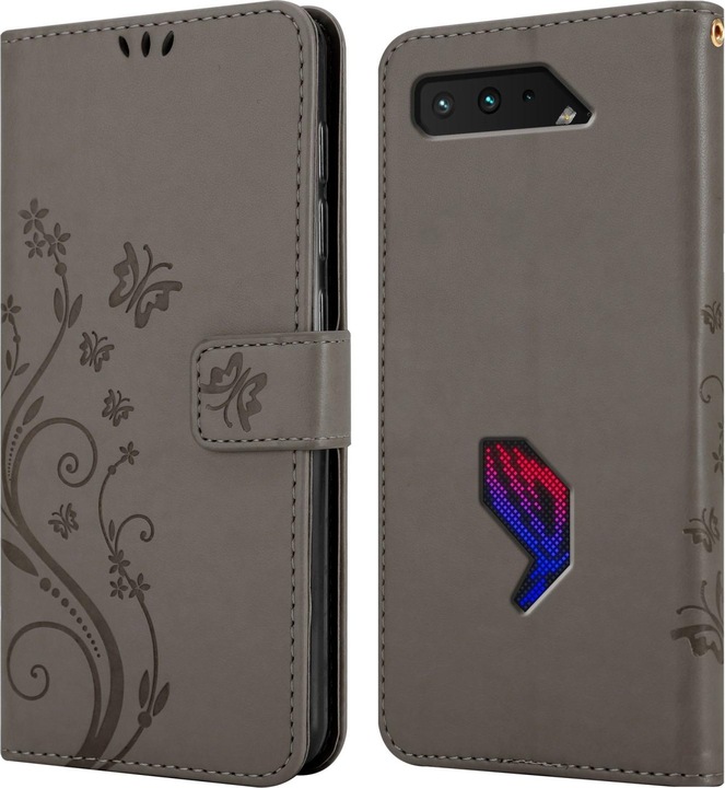Actual product image Cadorabo Case Flower Book (Asus ROG Phone 5)