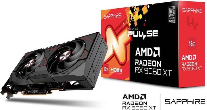 Actual product image Sapphire Pulse Radeon RX 9060 XT (16 GB)
