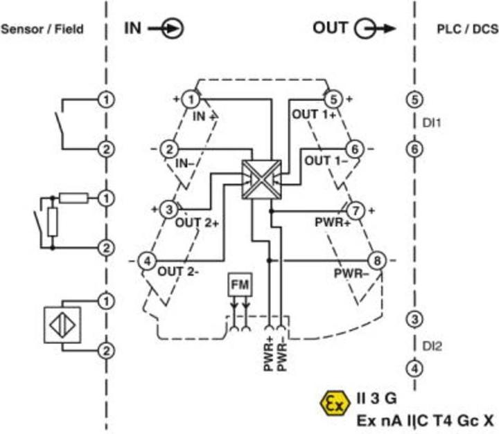 Produktbild Phoenix Contact MINI MCR-2-NAM-2RO