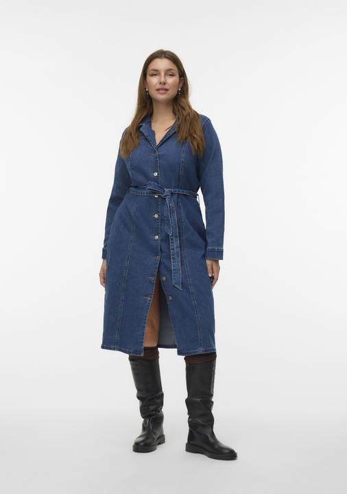 Image du produit Vero Moda VMCTELLY Midikleid Jeanskleid (48)