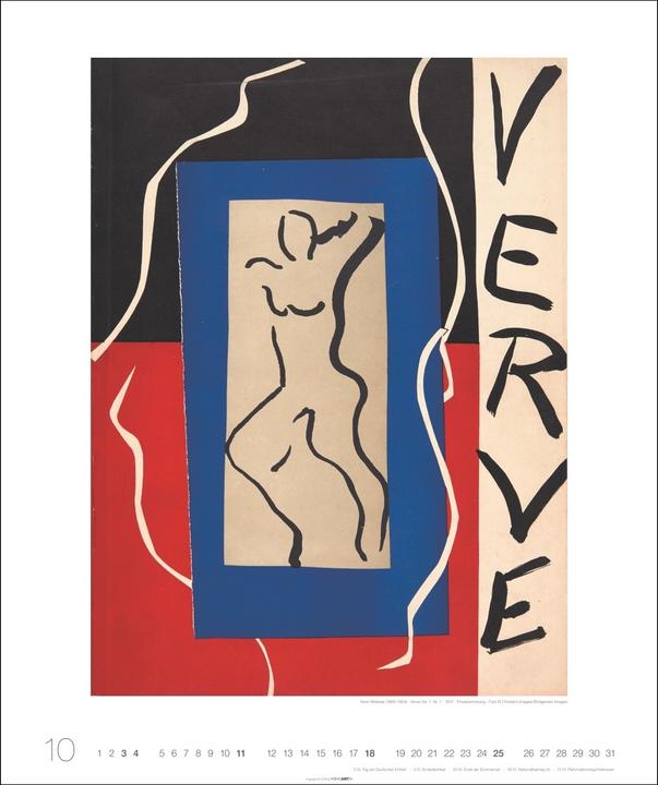 Actual product image Henri Matisse Edition Kalender 2026 (46 x 55 cm)