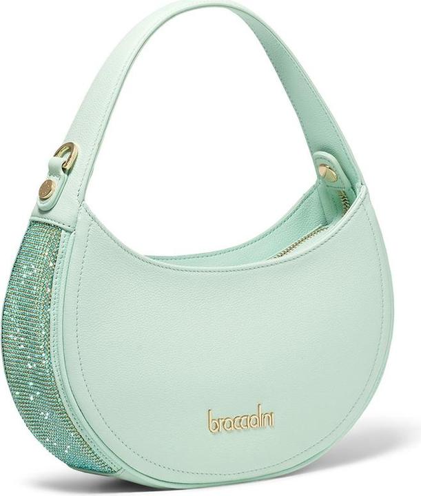 Image du produit Braccialini **Damen Schultertasche - Calliope Pro Modell - Echtleder** - 25.0 X 18.0 X 7.5 Cm