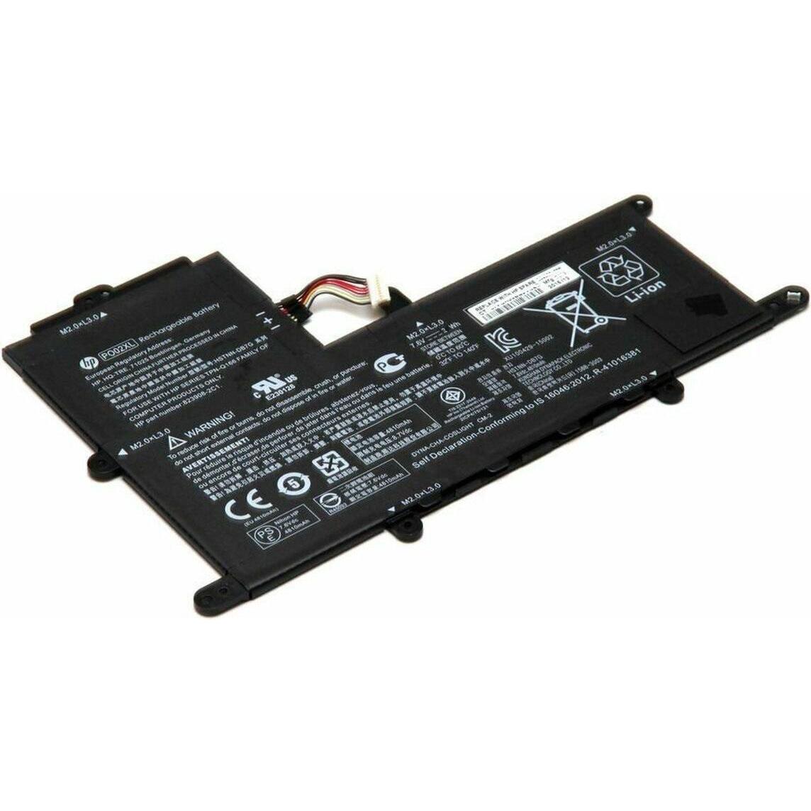 CoreParts Laptop Battery For HP (2 Zellen, 4000 mAh), Notebook Akku, Schwarz
