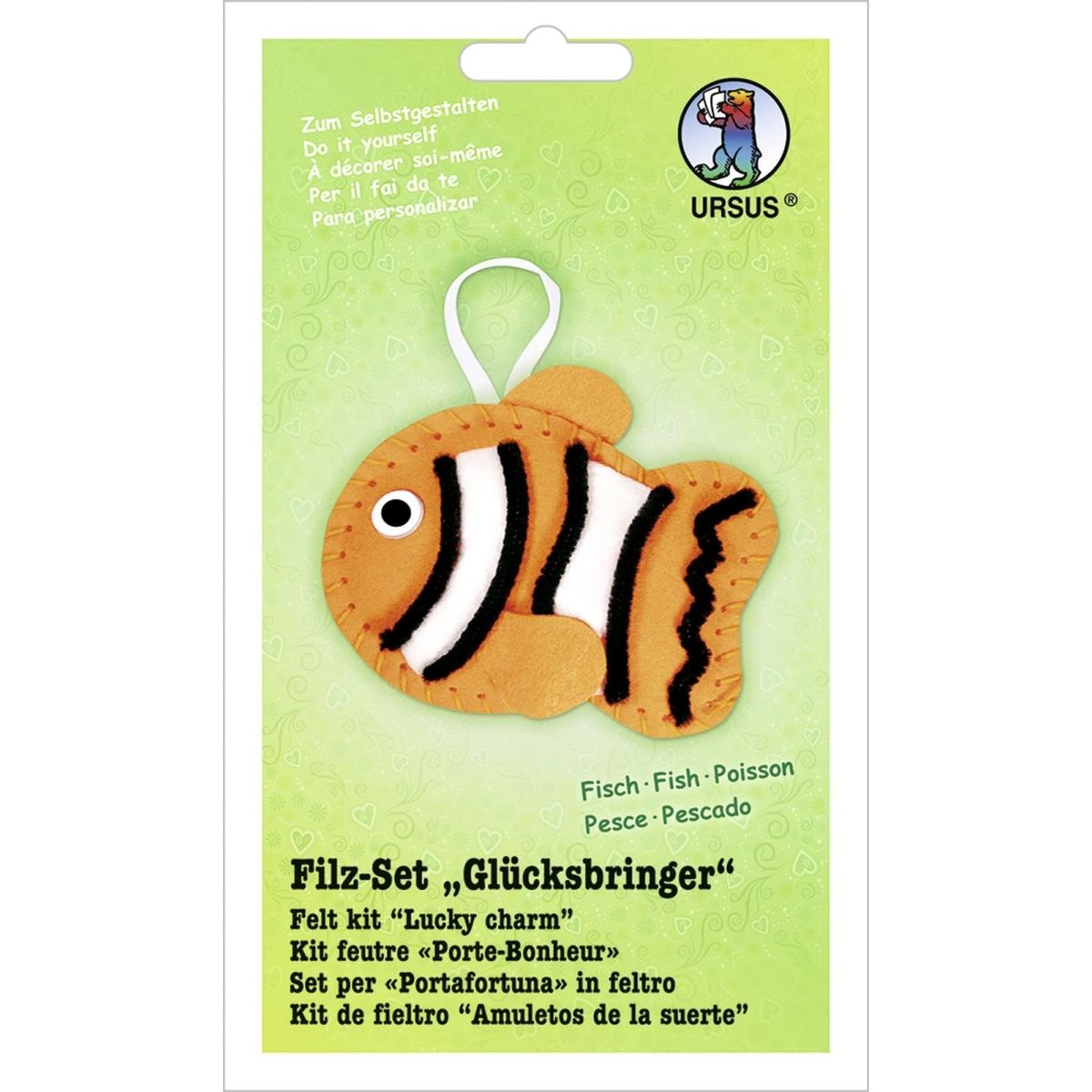 Ursus Filz-Set Glücksbringer Fisch