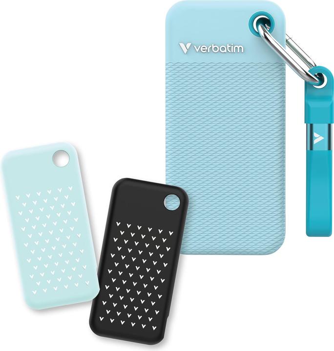 Produktbild Verbatim Pocket SSD 2TB Blue 2x Sleeves (2 TB)