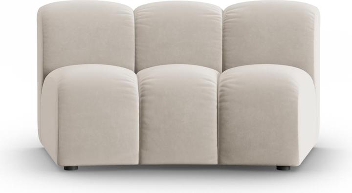 Actual product image Micadoni Velvet Modul Armless, "Lupine", 1 Seat, 154x95x70Made in Europe (1-seater, Modular sofa)