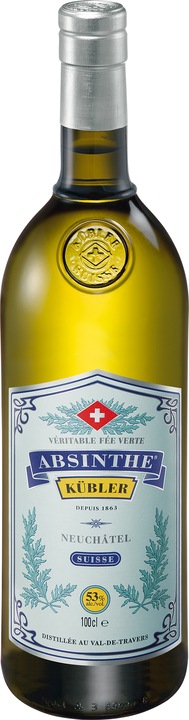 Produktbild Kübler Absinthe (18 Jahre, 53 %, Schweiz, 1 x 100 cl, Absinth)
