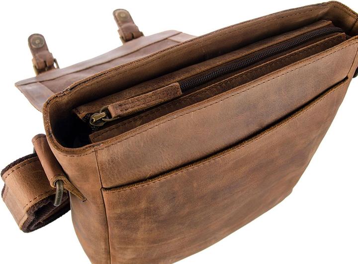 Immagine prodotto Greenland Nature Montenegro borsa a tracolla RFID in pelle 23 cm