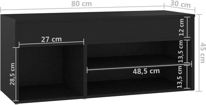 Produktbild VidaXL Dennis (80 x 30 x 45 cm)
