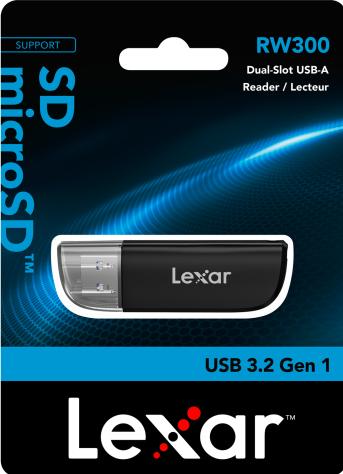 Immagine prodotto Lexar Lettore LRW300 Dual Slot SD/microSD USB 3.2 (USB 3.2)