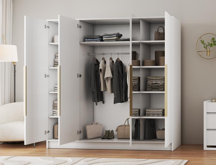 Produktbild ADRK Furniture Lunara 200 Drehtürenschrank (200 x 51 x 200 cm)